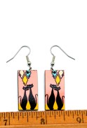 Cats in Love Earrings